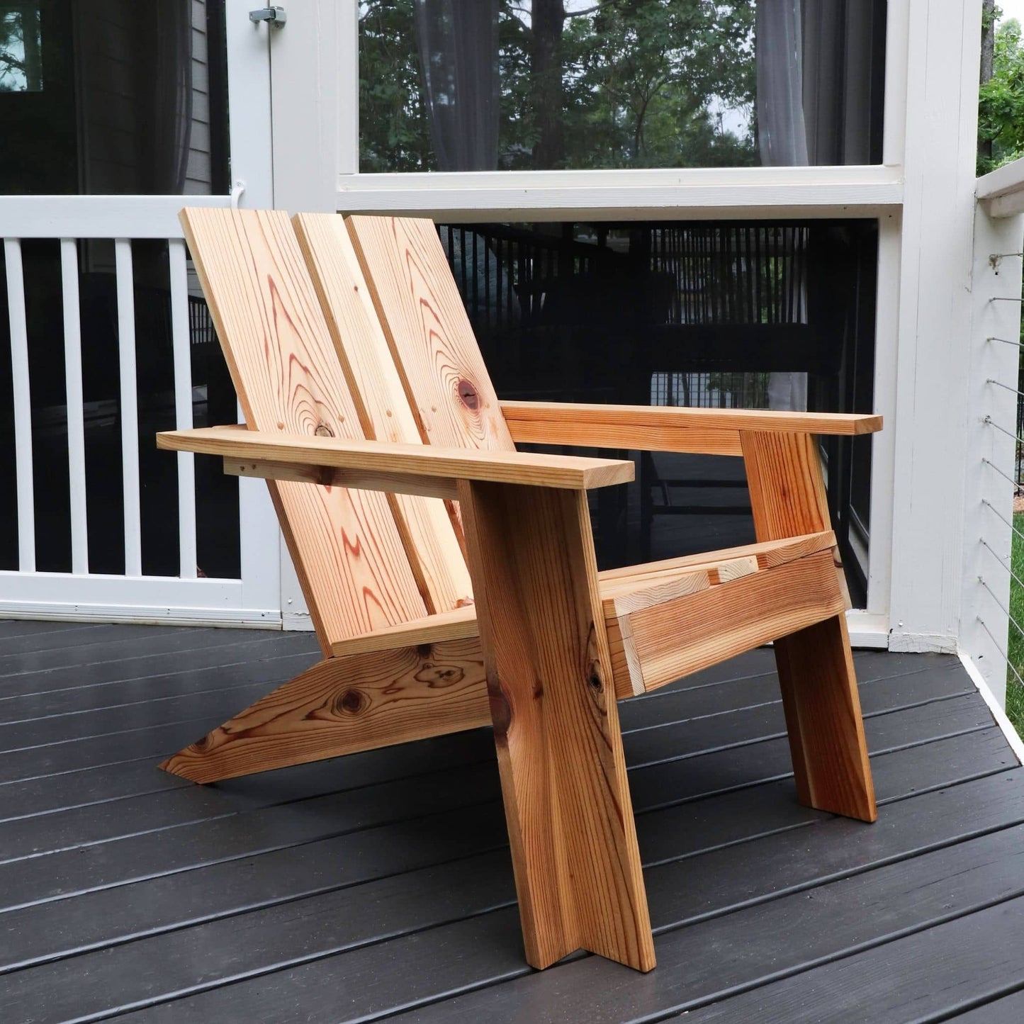 Modern Adirondack Chair Printable Plans