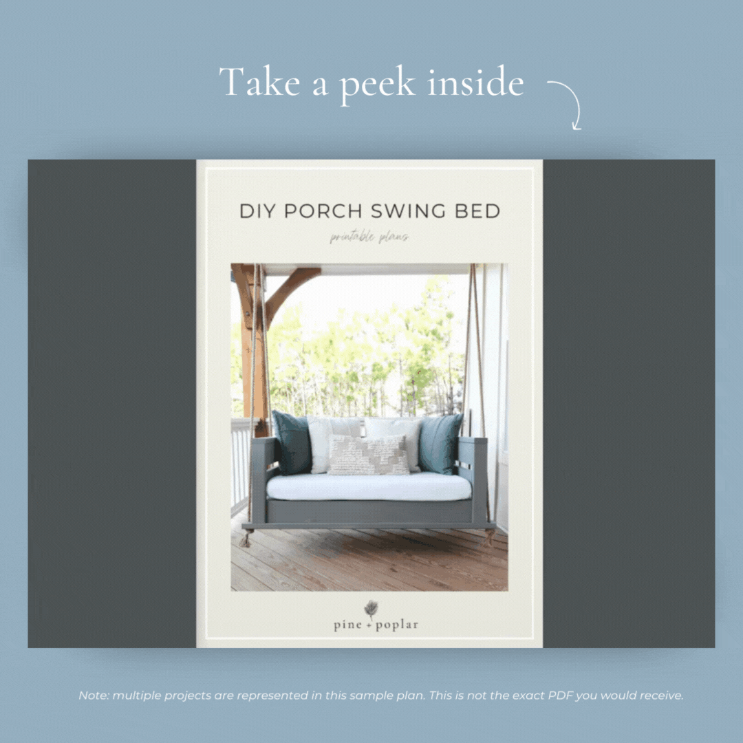 Chunky Bench Printable Plans