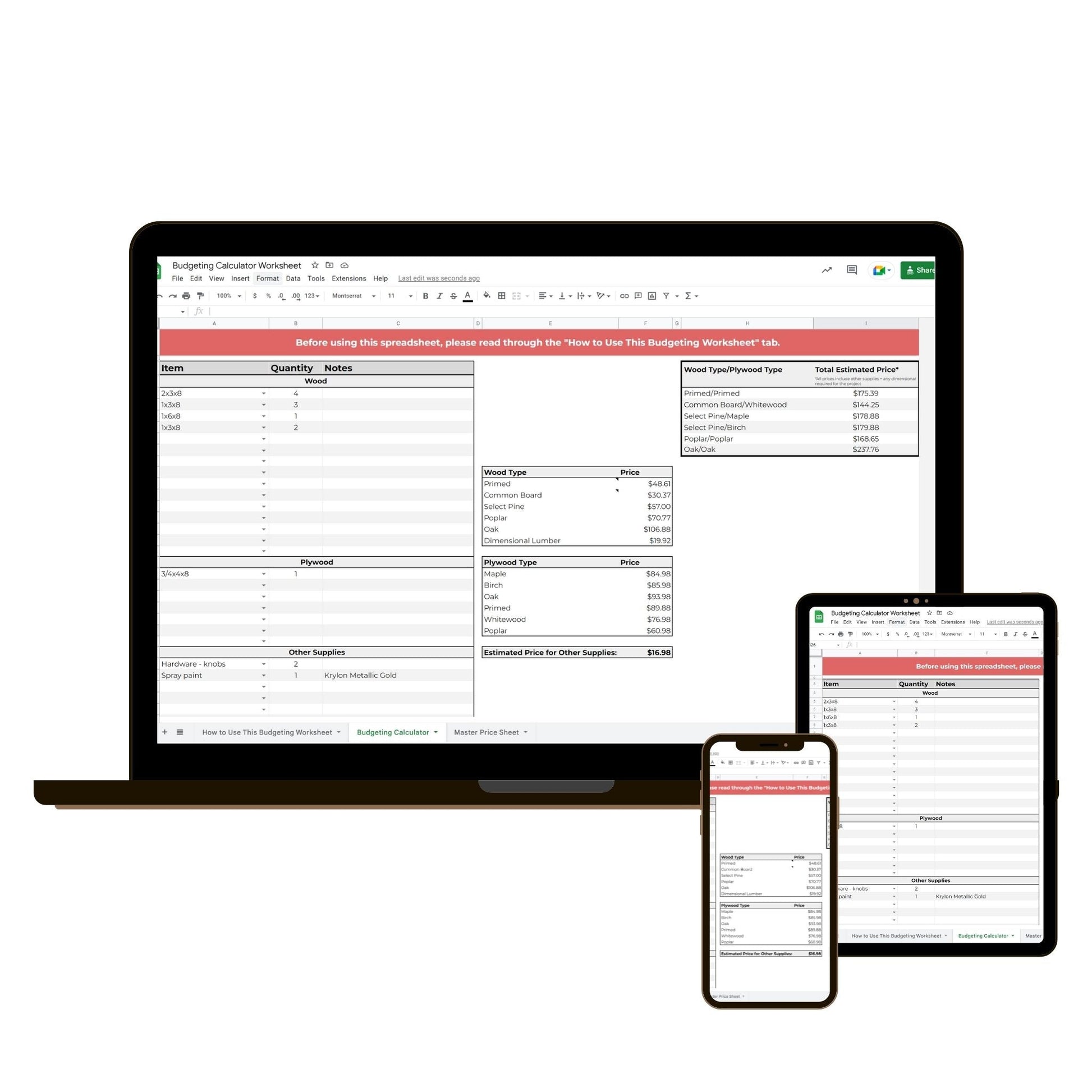 DIY Budgeting Calculator