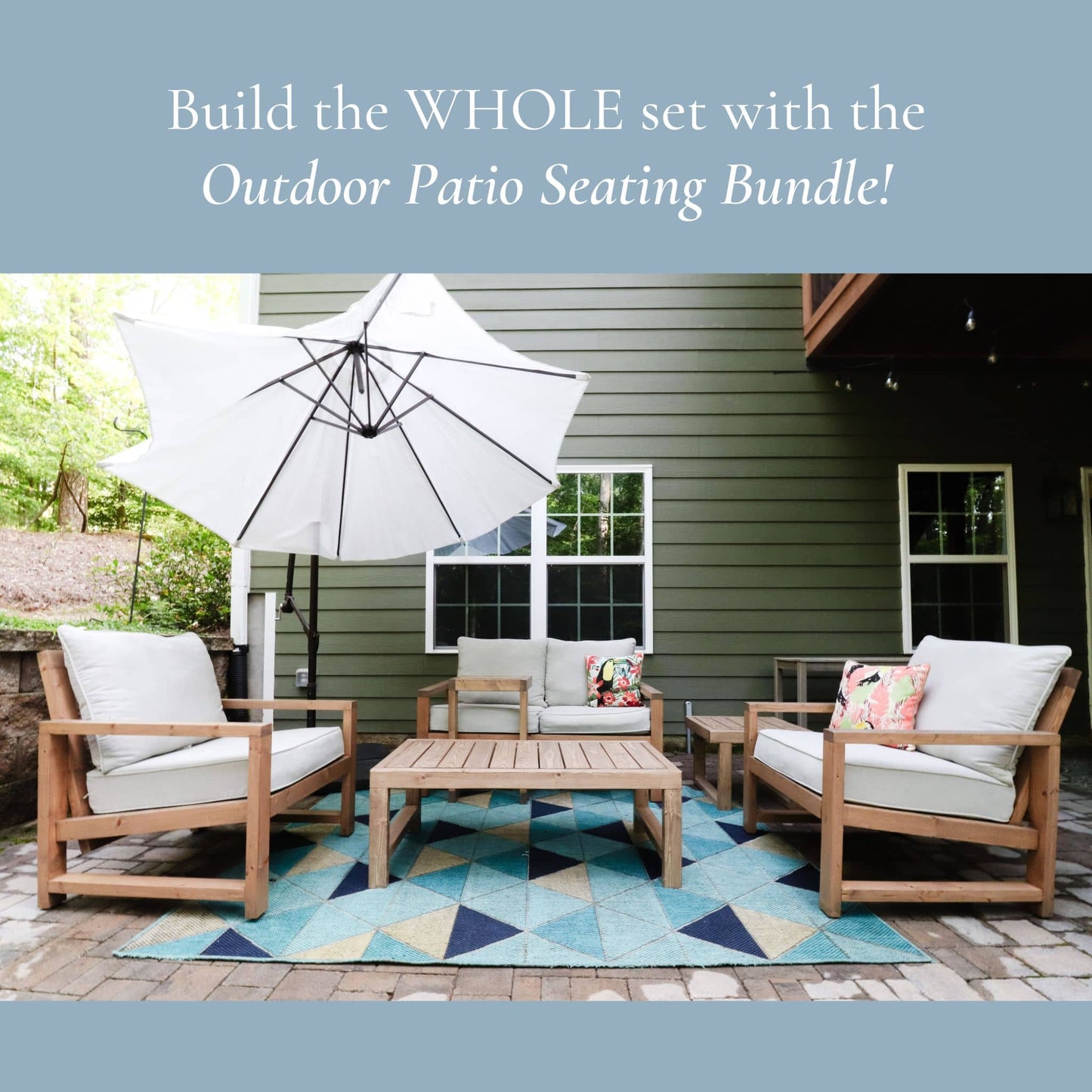 Outdoor Couch Printable Plans