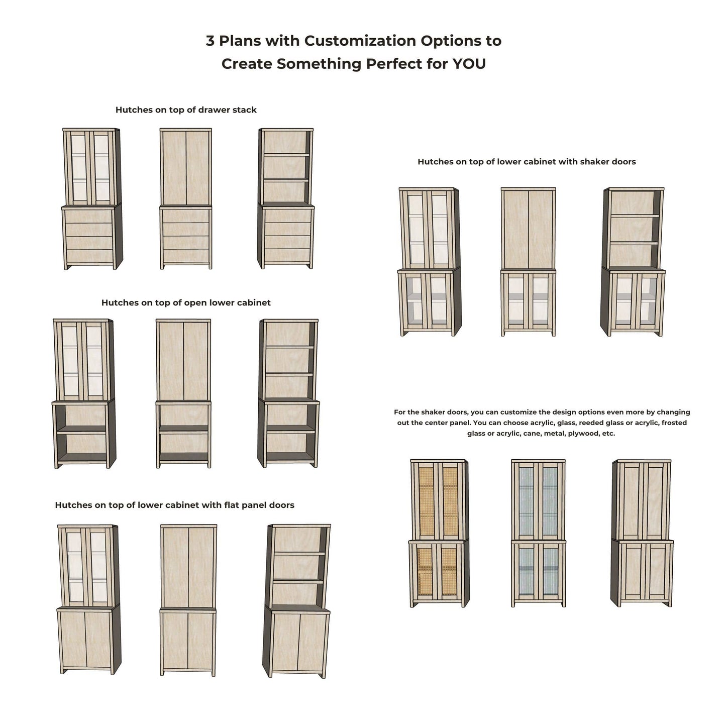 Modular Furniture Collection Printable Plans Bundle