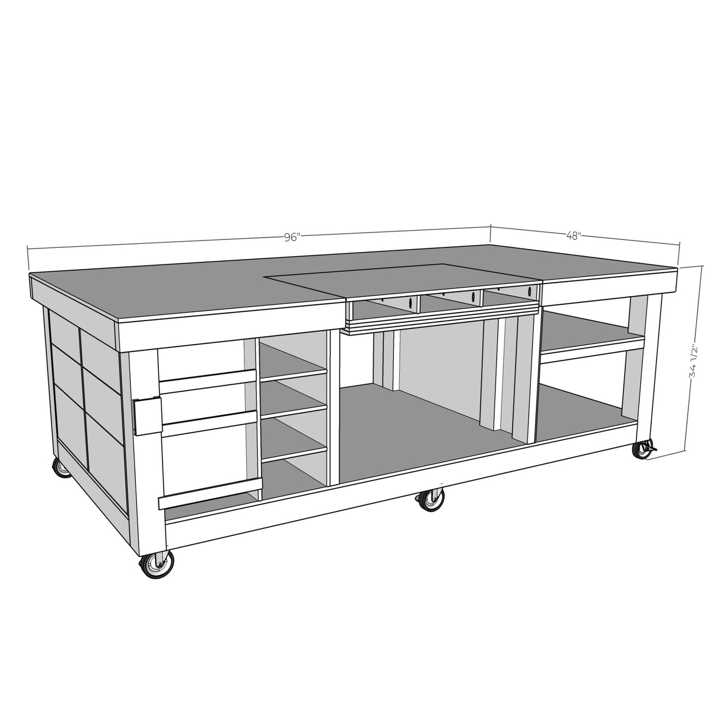 Ultimate Workbench Printable Plans
