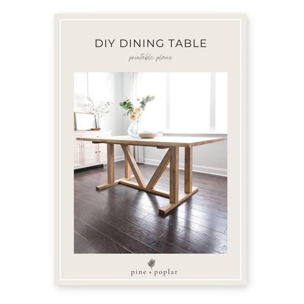 Dining Table Printable Plans – Pine and Poplar