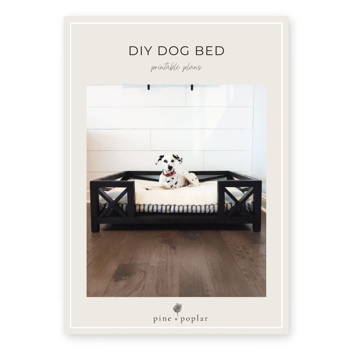 Dog Bed Printable Plans – Pine and Poplar
