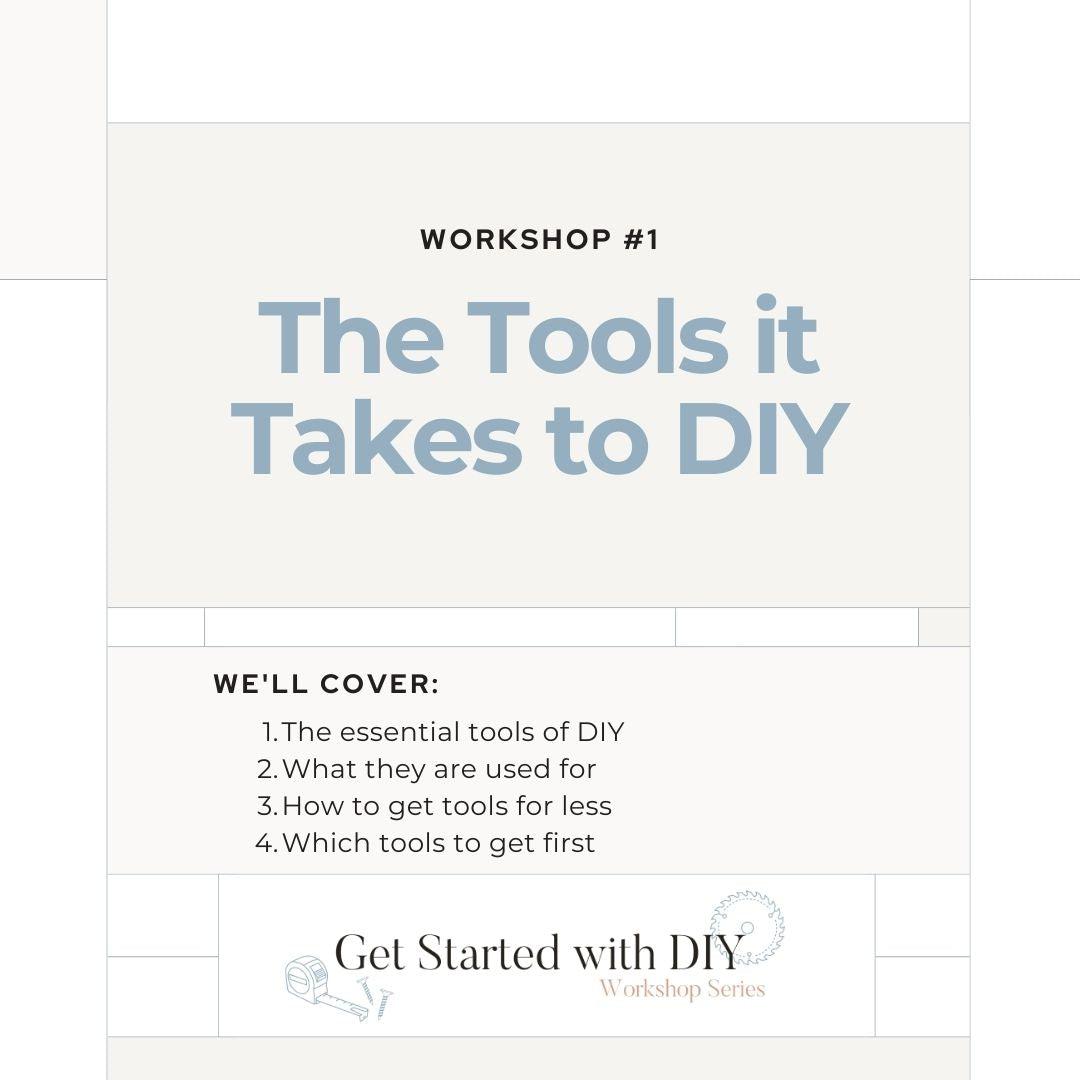 Get Started with DIY Workshop Series