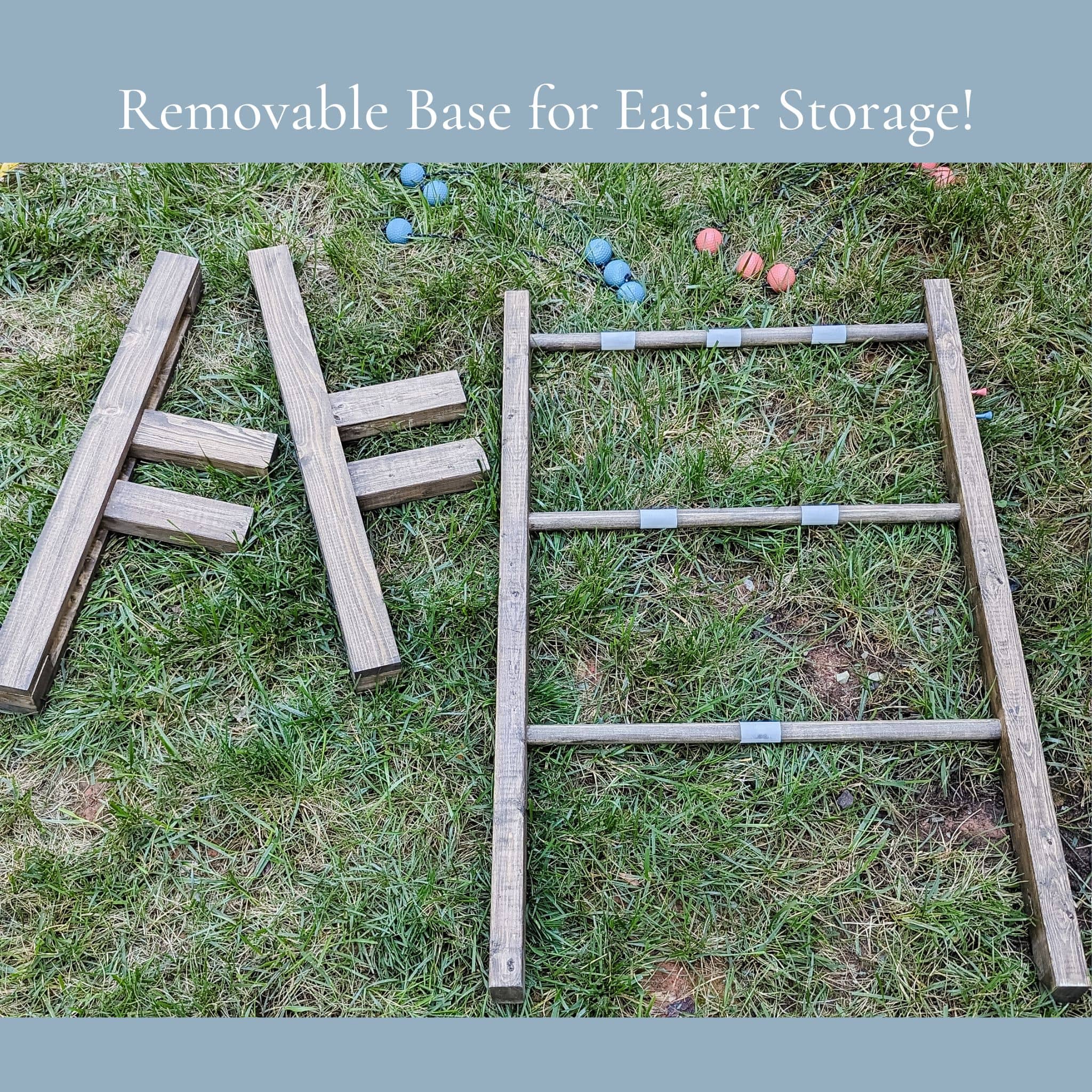Ladder Golf with Removable Legs Printable Plans – Pine and Poplar