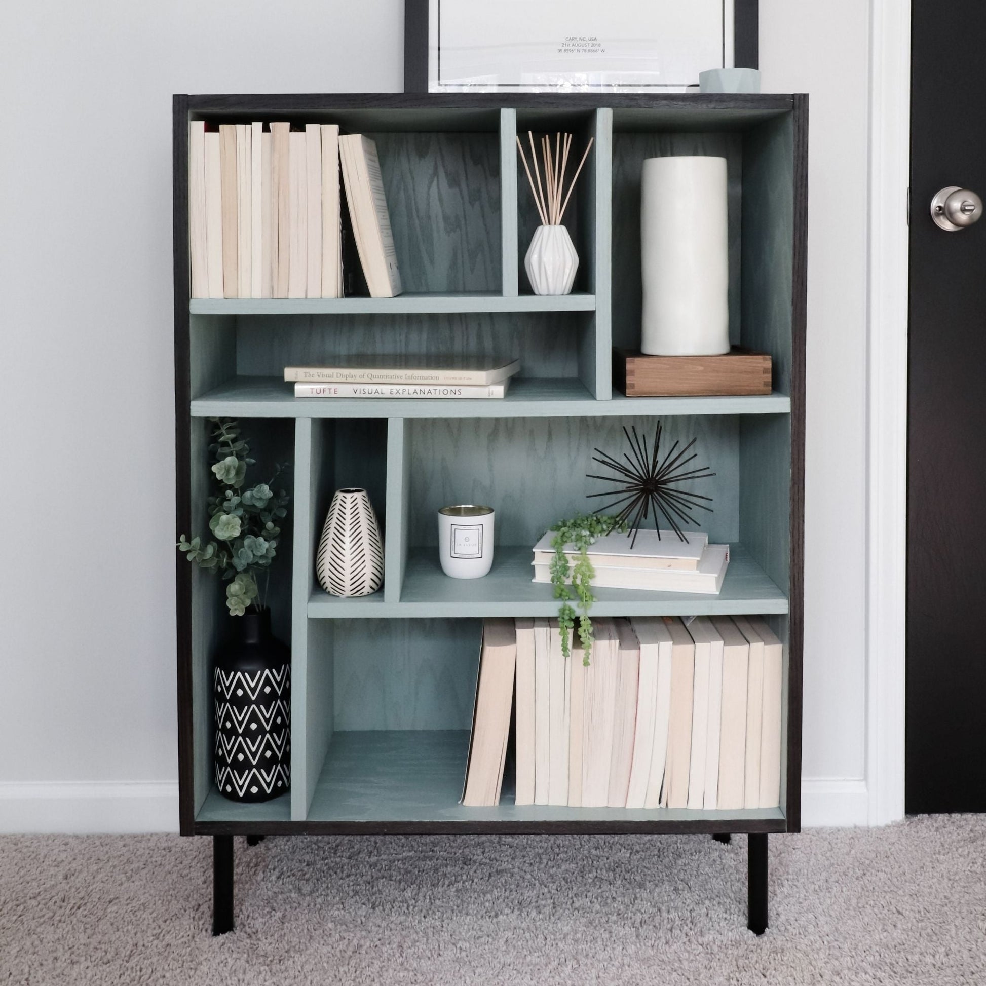 Mid-Century Modern Bookcase Printable Plans