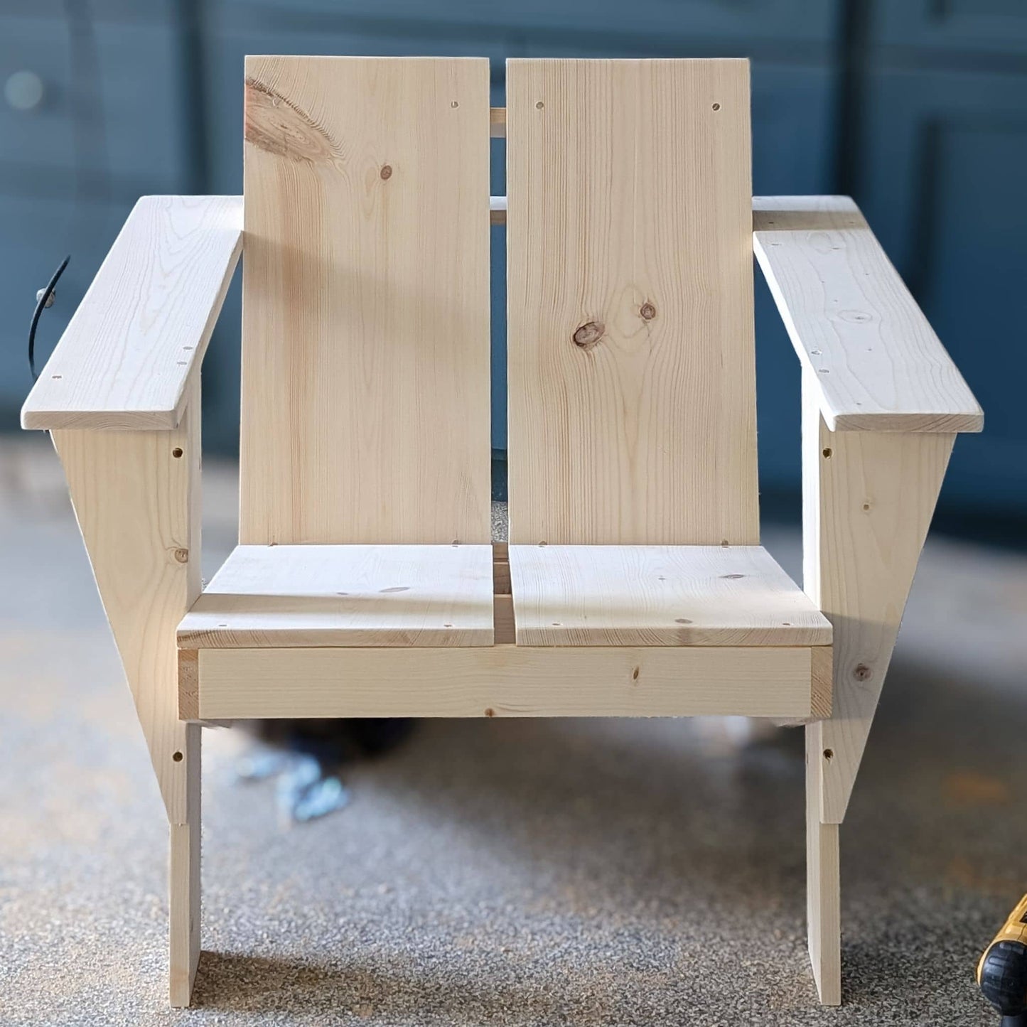 Modern Adirondack Chair unfinished