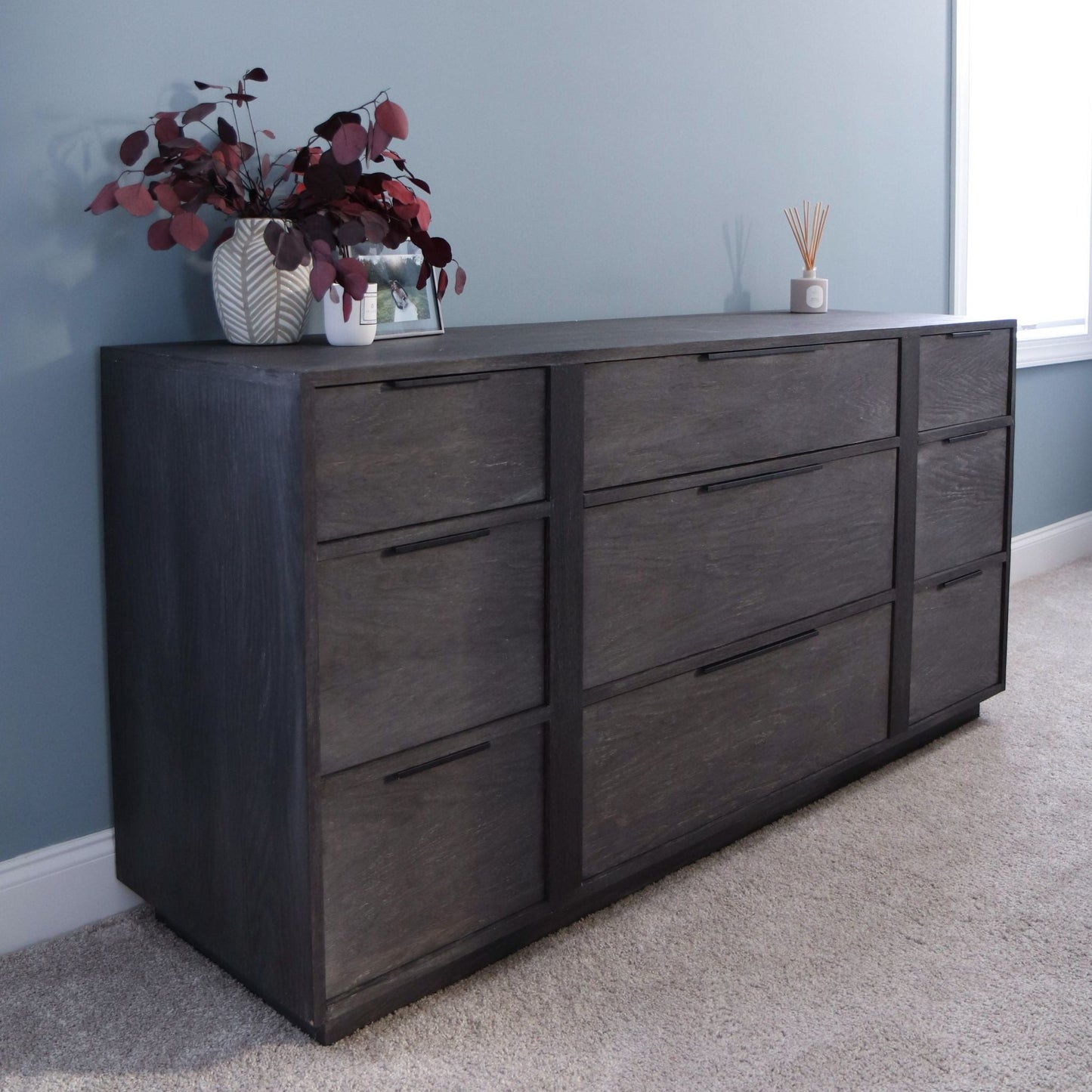 Modern Dresser stained dark brown