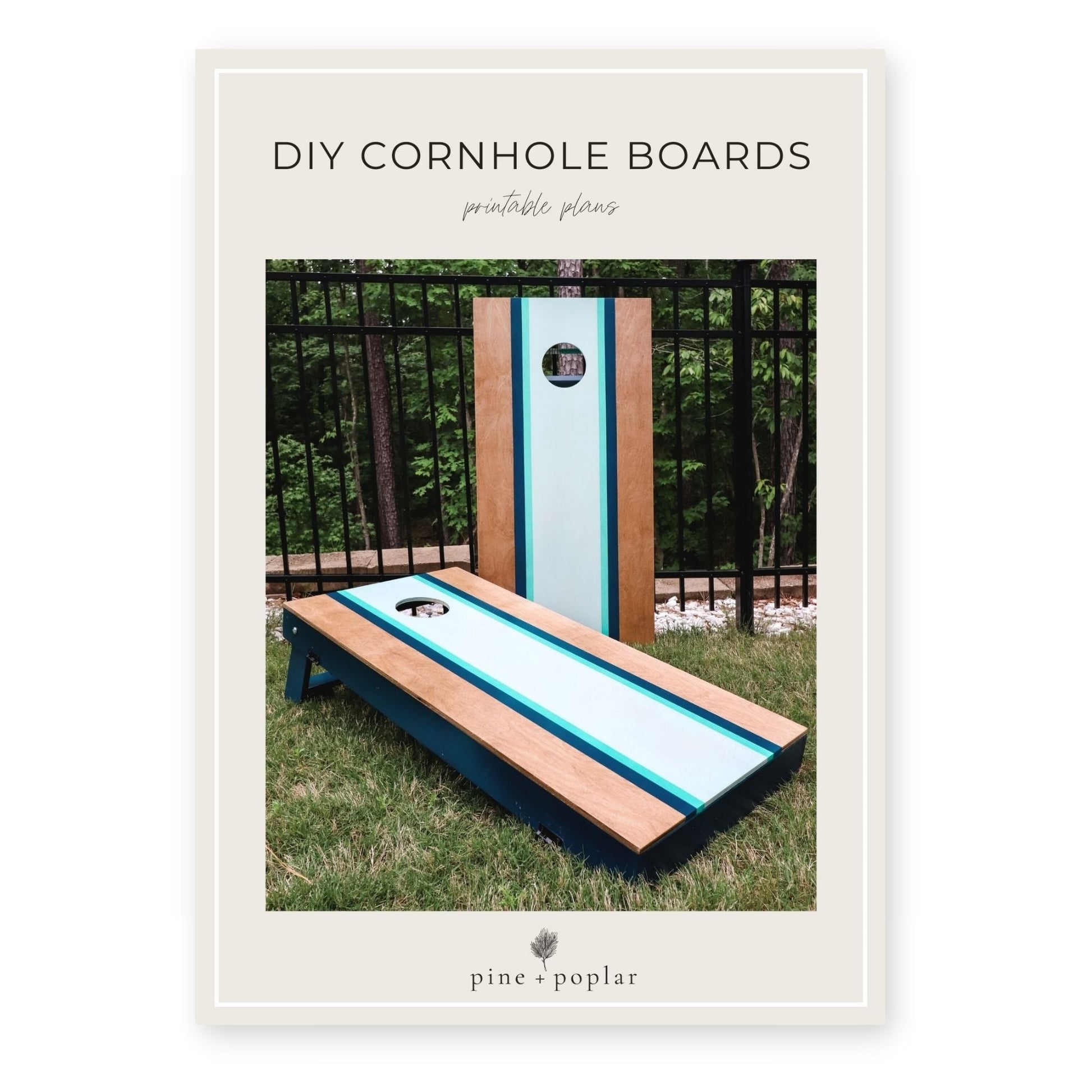 A plan for constructing The Ultimate Cornhole Boards, perfect for backyard games and entertainment.