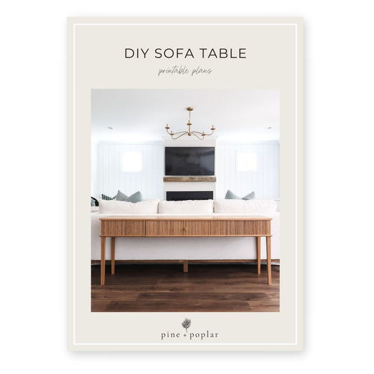 Sofa Table Printable Plans