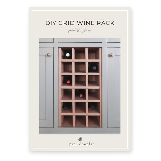 Grid Wine Rack Printable Plans