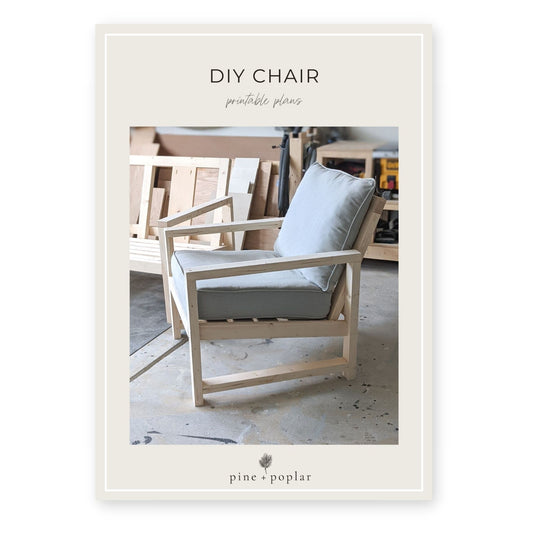 Outdoor Chair Printable Plans