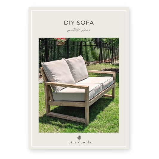 Outdoor Sofa Printable Plans