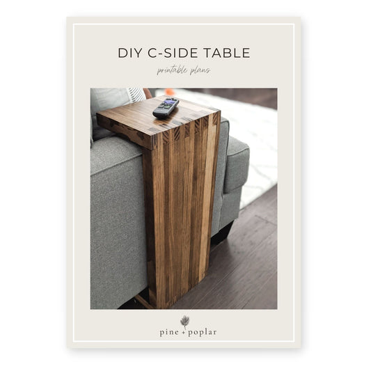 C-Side Table Printable Plans